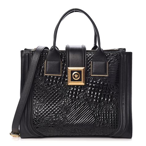 Versace purses black bronze